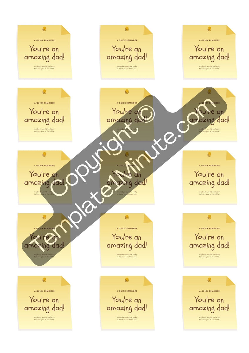 Sticky Notes Template Printable In Pdf And Word [editable 