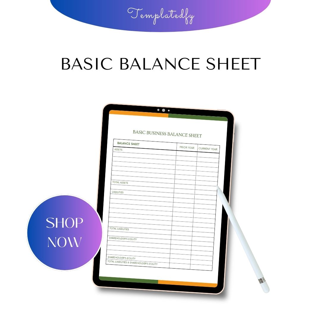 basic balance sheet