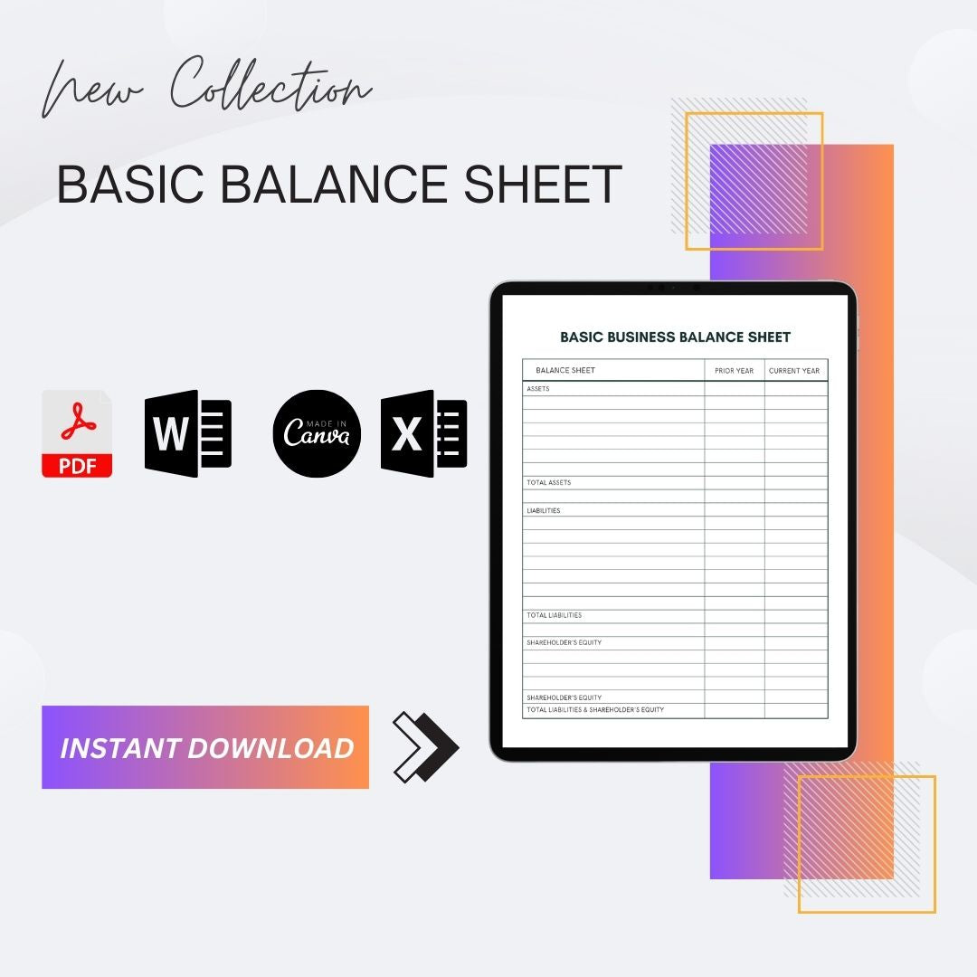 basic balance sheet