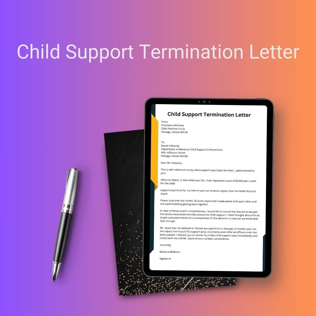 Child Care Termination Letter To Parents