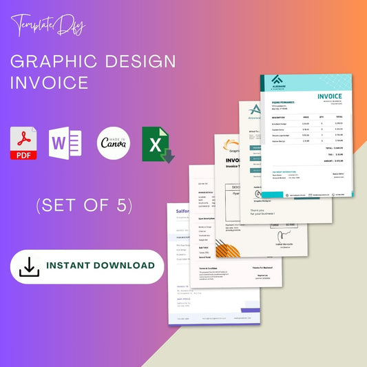 Graphic Design Invoice Template