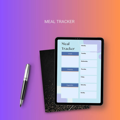 Meal Tracker Template Blank Printable [Pdf Word Excel]