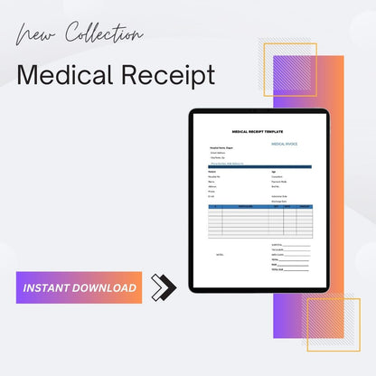 Printable Medical Receipt