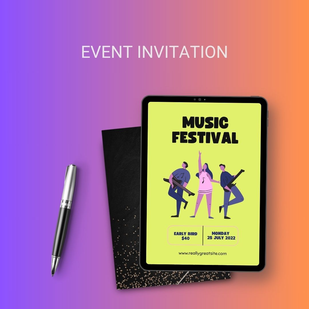 Event Invitation Templates Printable PDF, Word [Editable]