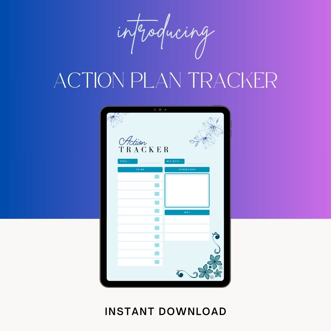 Action Tracker Template Blank Printable in Pdf Word Excel