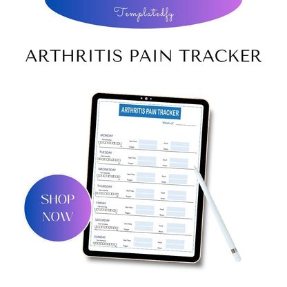 Arthritis Pain Tracker Template Excel