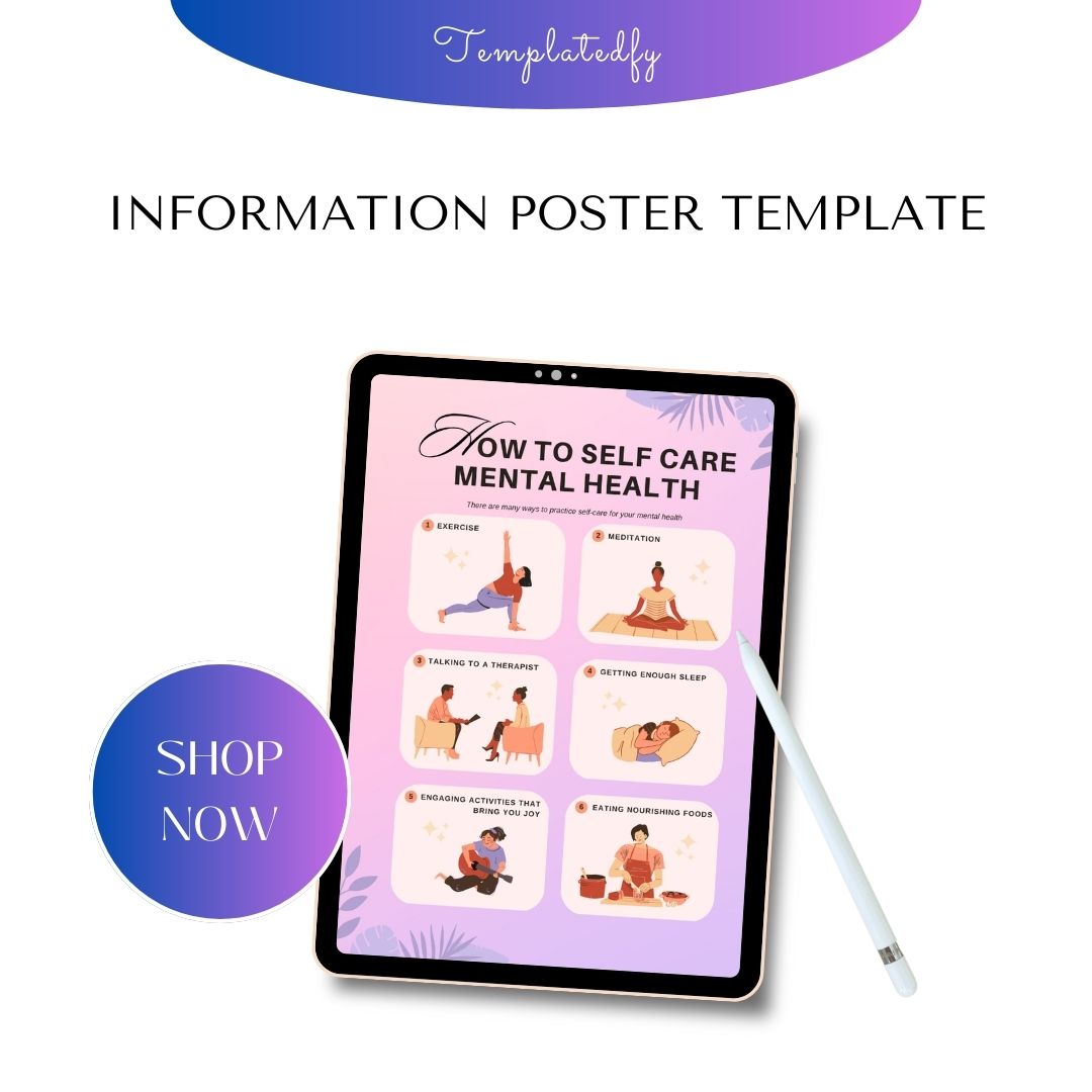 Information Poster Template Printable in PDF Word