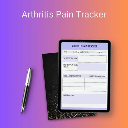 Arthritis Pain Track Template